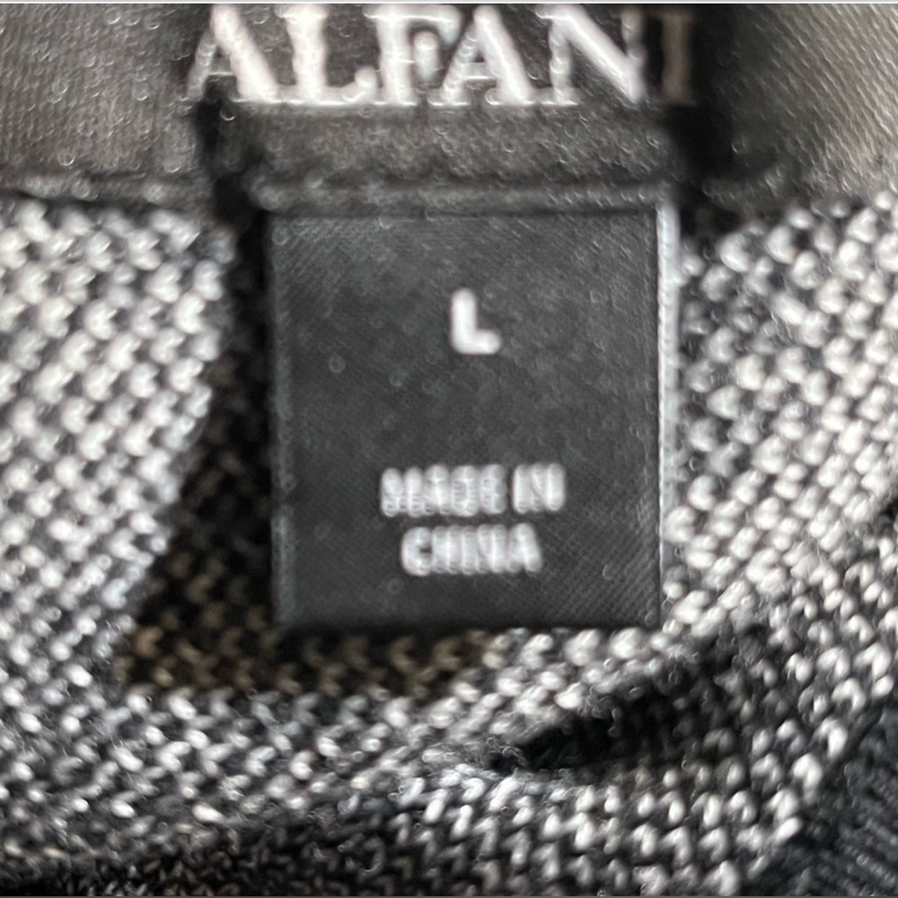Alfani Black and White Turtleneck Sweater - Picture 3 of 3